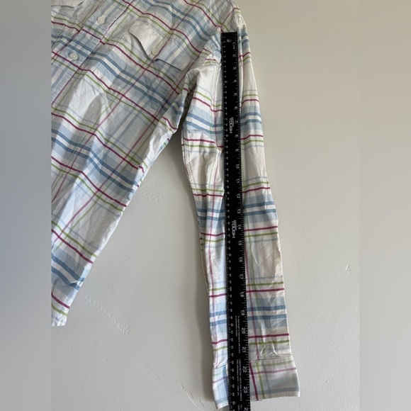 ROUGH STOCK Classic Plaid Button-Down Shirt size M - Picture 6 of 10